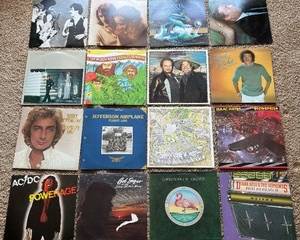 Record Albums by Eric Clapton, Joe Cocker, Box Scaggs and More!