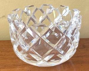 Orrefors Crystal Bowl
Measures 3 inches tall and 4.5 inches in diameter.