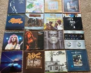 Record Albums by Dan Fogelberg, Fleetwood Mac, Charlie Danials Band, Eric Clapton and More!