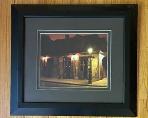 "Lafittes Midnight" Limited Edition Print by Jim Pennington
Measures 20 x 23 inches and is number 102/1000.