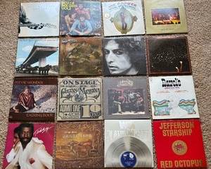 Record Albums by Eric Clapton, Joe Cocker, Jefferson Starship and More