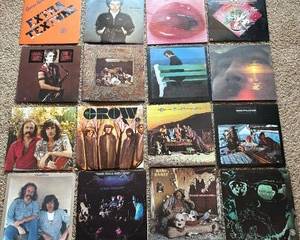 Record Albums by Crow, George Harrison, Rare Earth and More!