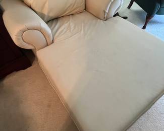 vinyl chaise