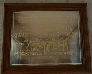 levis etched glass mirror