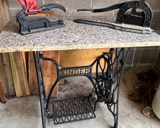 singer sewing machine base