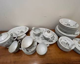 japanese hand painted kutani china 1929-1945