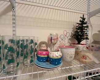 st. patricks and birthday decor