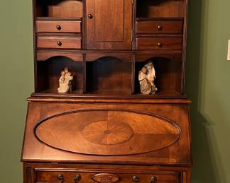 walnut secretary desk