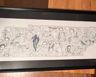 Tennessee pen and ink art