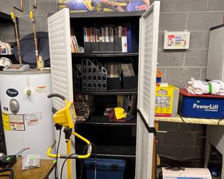 assorted tools - car manuals