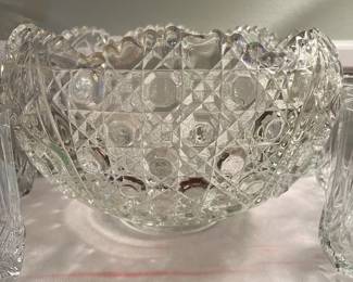 le smith daisy and button punch bowl