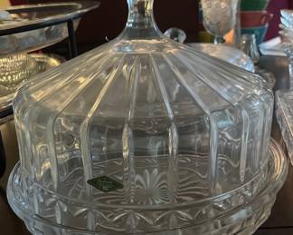 shannon crystal godinger olympia cake stand