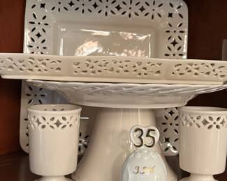 white dishware