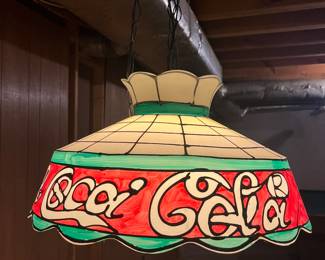 coca cola hanging light