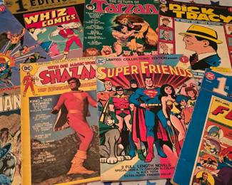 Lots of Vintage Comic Books