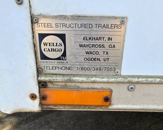Label on Trailer