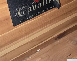 Label on Dresser