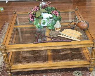 Glass Top Coffee Table