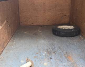 Inside Cargo Trailer