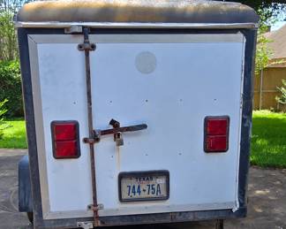 Back of Cargo Trailer