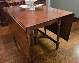 Table with Leaves Down