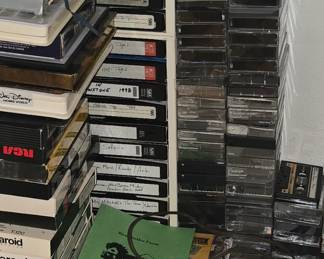 VCR and Cassette Tapes