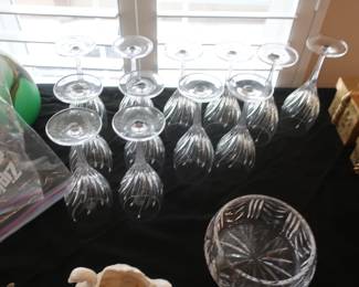 nice stemware by Noritake Pattern Moondust