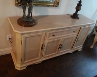 buffet in dining room Size is 62 x 18