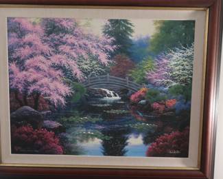hadley house masters division, bridge over water, 119 of 500 c. white artist