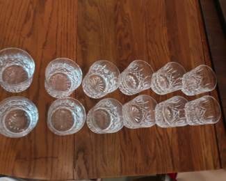 12 Waterford hi ball glasses
