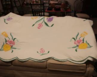 vintage applique quilt