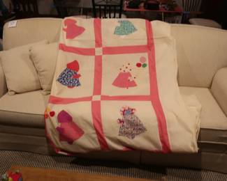 partially done quilt top