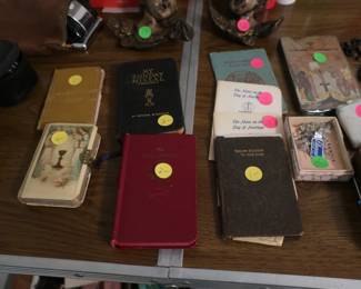 religious books and rosary's