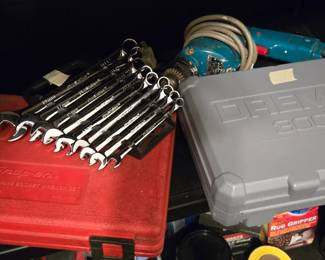 Snap-on Socket Set, Dremel 3000, Duralast wrench set