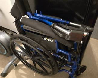Drive wheelchair w/ foot rests - new condition!