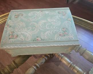 Decorated Wood Box