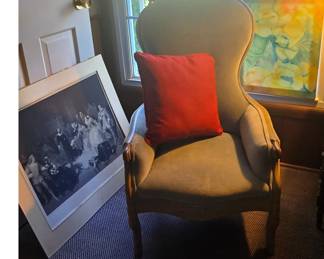 Chair with Wood Trim, Art