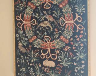 Tapestry VGH 1980 Framed Art