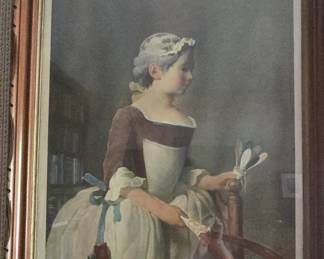 Young Lady Framed