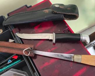 Filet Knife and Buck Hunting Knife