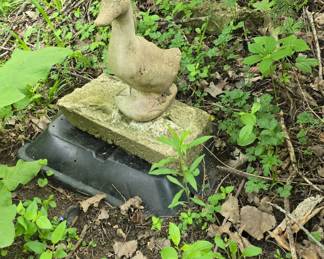Garden Cement Duck