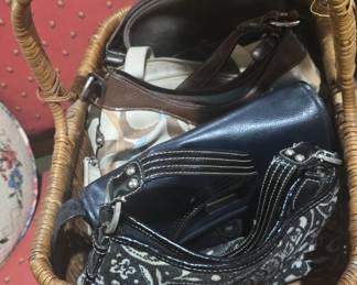 Basket of Purses