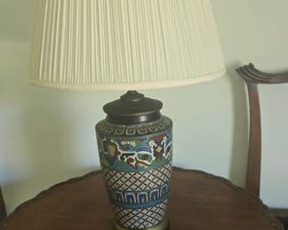 Cloisonne Lamp