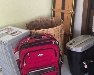 Suitcase, Shredder, File Cabinet, Toboggan