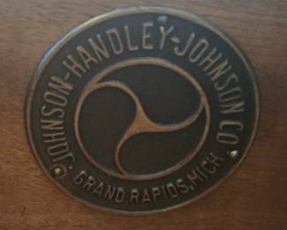 Johnson Handley Grand Rapids Table tag