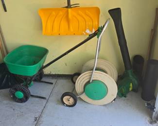 Spreader, Shovel, Leaf Blower