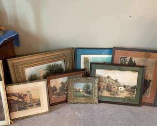 Art Collection sold as a set - 32 pictures - inventory list with CD pics and value - framed/unframed. Serious buyer to buy all is preferrable. Will entertain individual offers on separate pieces