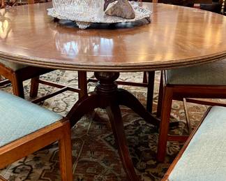 Round Pedestal Dining Table