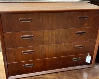 Vintage Four Drawer Storage Table Cabinet