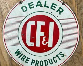 Metal Signs (some front and back)